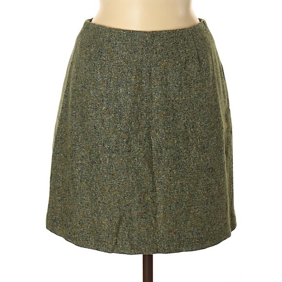 Boston Proper Dresses & Skirts - Boston proper wool silk blend skirt sz 6